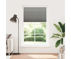 Plisuotas roletas antracitas 115x200 cm audinio plotis 114,4 cm