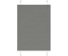 Plisuotas roletas antracitas 90x150 cm audinio plotis 89,4 cm
