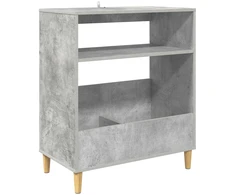 Plokštelių grotuvo stovas Betono pilka 71 x 39,5 x 83 cm
