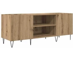 Plokštelių spintelė Amatininkų ąžuolas 121 x 38 x 48 cm