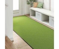 Durų kilimėlis Žalia ir juoda 120 x 350 cm Poliamidas ir PVC