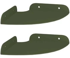 Plūduriuojanti lentyna 2 pcs Alyvuogių žalia 15 x 15 x 2 cm