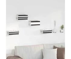 Plūduriuojanti lentyna 24 pcs Alyvuogių žalia 6 x 10,8 x 6,6 cm