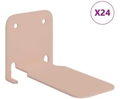 Plūduriuojanti lentyna 24 pcs Rožinė 6 x 10,8 x 6,6 cm