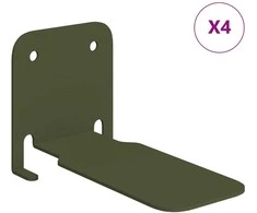 Plūduriuojanti lentyna 4 pcs Alyvuogių žalia 6 x 10,8 x 6,6 cm