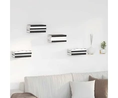 Plūduriuojanti lentyna 4 pcs Garučių geltona 6 x 10,8 x 6,6 cm