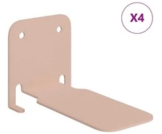 Plūduriuojanti lentyna 4 pcs Rožinė 6 x 10,8 x 6,6 cm