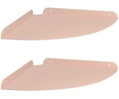 Plūduriuojanti lentyna su lentyna 2 pcs Rožinė 30 x 30 x 2 cm