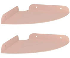 Plūduriuojanti lentyna su lentyna 2 pcs Rožinė 18 x 18 x 2 cm