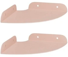 Plūduriuojanti lentyna su lentyna 2 pcs Rožinė 15 x 15 x 2 cm