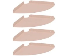 Plūduriuojanti lentyna su lentyna 4 pcs Rožinė 24 x 24 x 2 cm