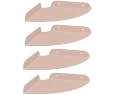 Plūduriuojanti lentyna su lentyna 4 pcs Rožinė 18 x 18 x 2 cm