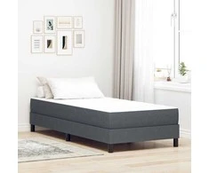 Lova su čiužiniu Pilka 90 x 200 cm audinys
