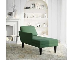 Poilsio sofa su pagalvės tamsiai žalia velveto audinys