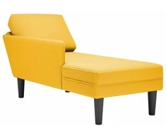 Poilsio sofa su pagalvės šviesiai geltonu velveto audinys