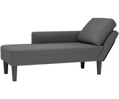 Poilsio sofa su pagalvės tamsiai pilkos spalvos velveto audinys
