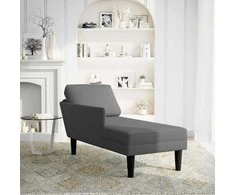 Poilsio sofa su pagalvės tamsiai pilkos spalvos velveto audinys