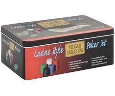 Pokerio žetonų rinkinys, 200vnt., 4g