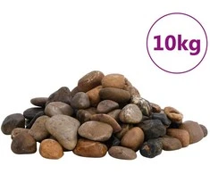 Poliruoti akmenukai, įvairių spalvų, 10kg, 2–5cm