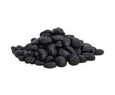 Poliruoti akmenukai, juodos spalvos, 10kg, 2–5cm