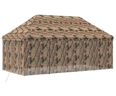 Pop-up Gazebo su 4 Šoninėmis Sienelėmis 3 x 6 m Miško maskuotė