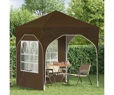 Pop-up šventinis palapinė 192 x 192 x 245 cm Taupe