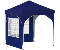 Pop-up šventinis palapinė 192 x 192 x 245 cm Mėlyna