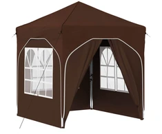 Pop-up šventinis palapinė 192 x 192 x 245 cm Ruda