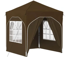 Pop-up šventinis palapinė 192 x 192 x 245 cm Taupe