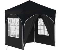 Pop-up šventinis palapinė 192 x 192 x 245 cm Antracitas