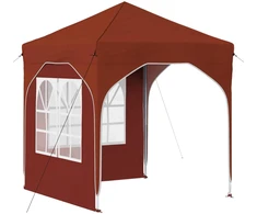 Pop-up šventinis palapinė 192 x 192 x 245 cm Terakotos