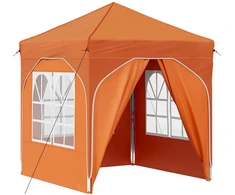 Pop-up šventinis palapinė 192 x 192 x 245 cm Oranžinė