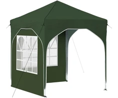 Pop-up šventinis palapinė 192 x 192 x 245 cm Žalia