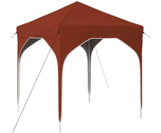 Pop-up šventinis palapinė 194 x 194 x 245 cm Terakotos
