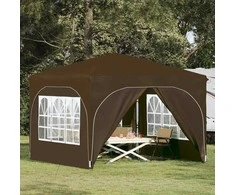 Pop-up šventinis palapinė 290 x 290 x 245 cm Taupe