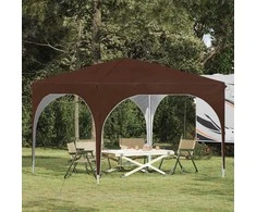 Pop-up šventinis palapinė 290 x 290 x 245 cm Ruda