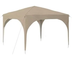 Pop-up šventinis palapinė 290 x 290 x 245 cm Kreminė