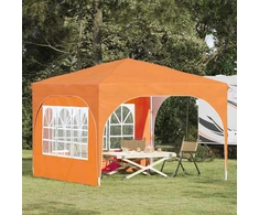 Pop-up šventinis palapinė 290 x 290 x 245 cm Oranžinė