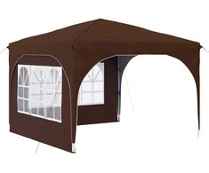 Pop-up šventinis palapinė 290 x 290 x 245 cm Ruda