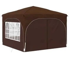 Pop-up šventinis palapinė 290 x 290 x 245 cm Ruda