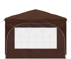 Pop-up šventinis palapinė 290 x 290 x 245 cm Ruda