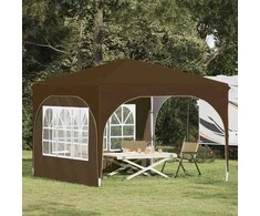 Pop-up šventinis palapinė 290 x 290 x 245 cm Taupe