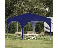 Pop-up šventinis palapinė 290 x 290 x 245 cm Mėlyna