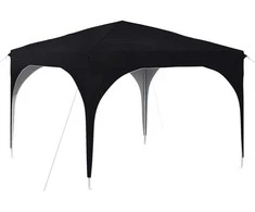 Pop-up šventinis palapinė 290 x 290 x 245 cm Antracitas