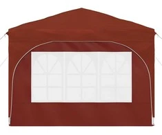 Pop-up šventinis palapinė 290 x 290 x 245 cm Terakotos