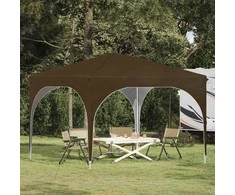 Pop-up šventinis palapinė 290 x 290 x 245 cm Taupe