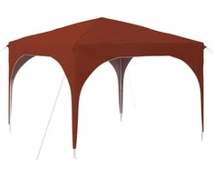 Pop-up šventinis palapinė 290 x 290 x 245 cm Terakotos