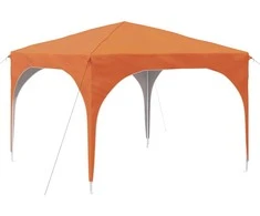 Pop-up šventinis palapinė 290 x 290 x 245 cm Oranžinė