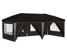 Pop-up šventinis palapinė 575 x 288 x 245 cm Juoda