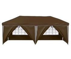 Pop-up šventinis palapinė 575 x 288 x 245 cm Taupe